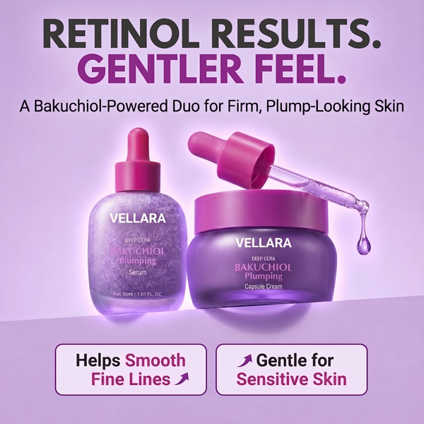 Bakuchiol Plumping Serum & Cream Set