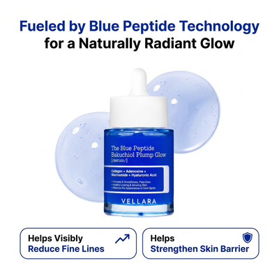 The Viral Blue Peptide Bakuchiol Plump Glow Serum