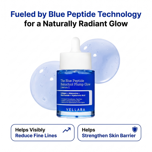 The Viral Blue Peptide Bakuchiol Plump Glow Serum